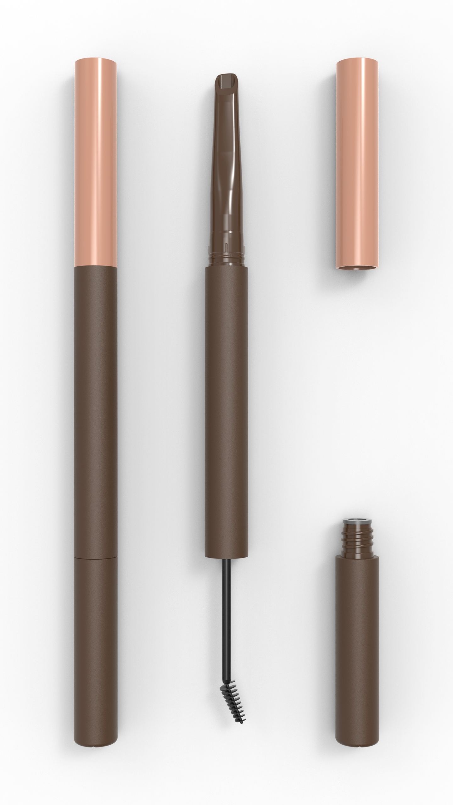 Napa Sampeyan Kudu Pilih Kemasan Pensil Alis Angled sing Bisa Ditarik Kanthi Sikat Spoolie Dibangun?
