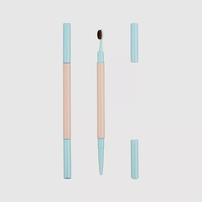 Pen dual coklat dual aluminium kanthi bungkus packaging