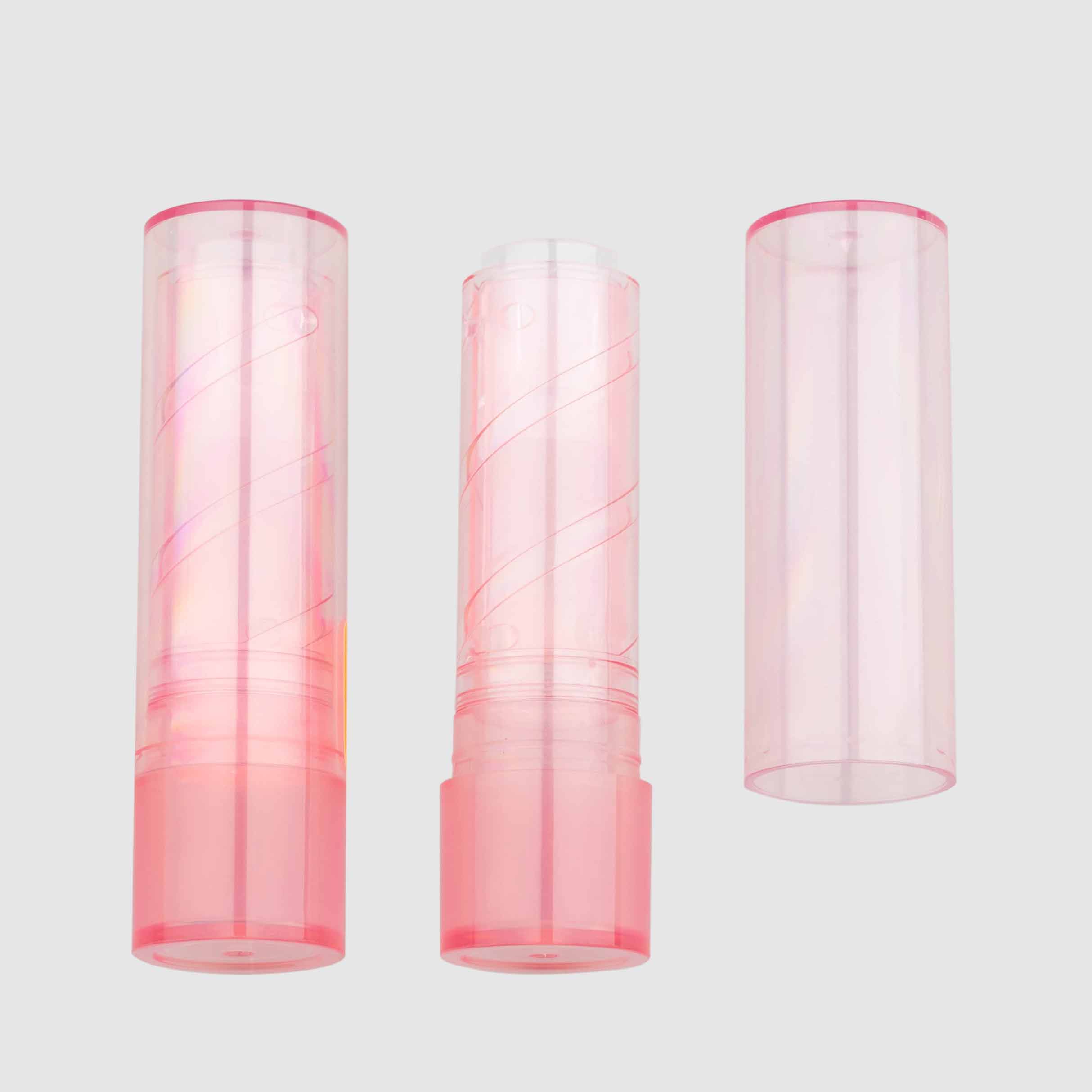 Tabung lipstick babak transparan